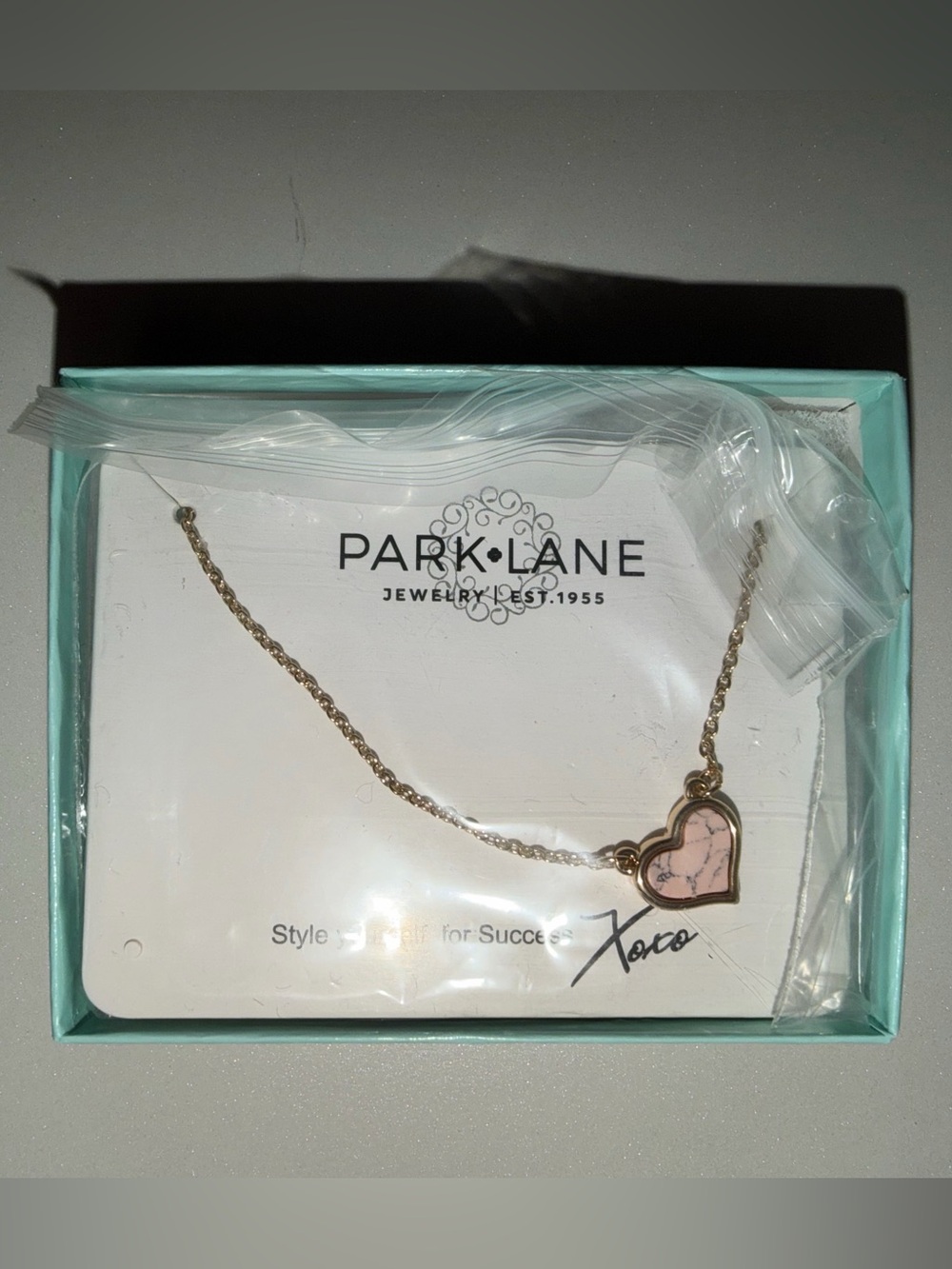 Park Lane - Pink Heart Pendant